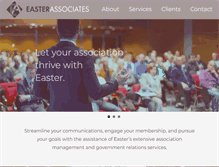 Tablet Screenshot of easterassociates.com